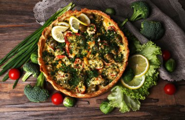 Brokoli ile sebze pie