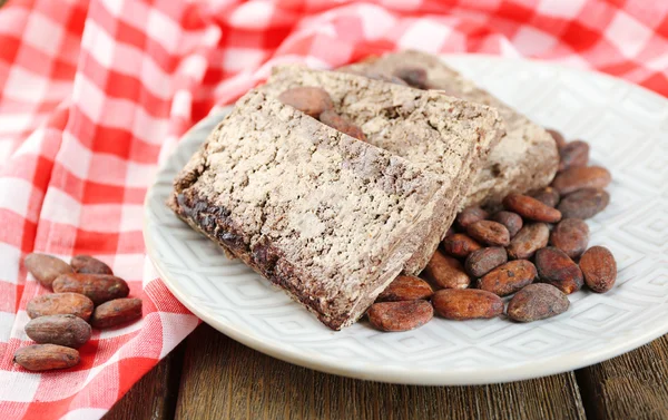 Solros halva med kakao — Stockfoto