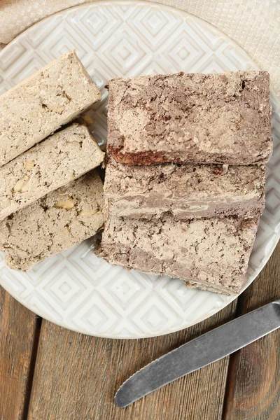 Dos tipos de halva de girasol — Foto de Stock