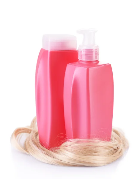 Шампунь и кондиционер для волос — стоковое фото