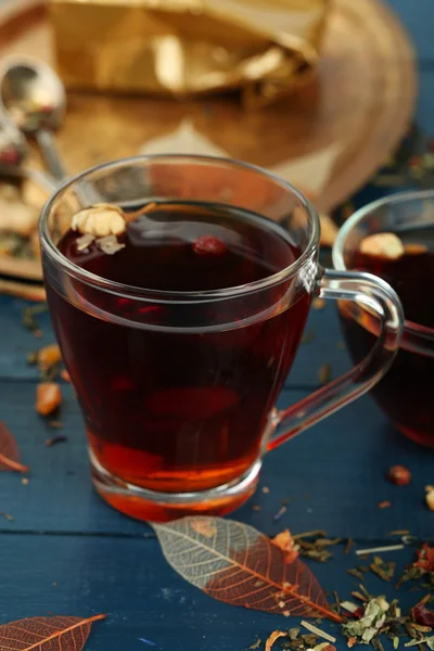 Composition with herbal tea — Stock Photo, Image