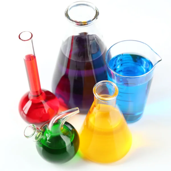 Different laboratory glassware — Stock Photo © belchonock 61035727