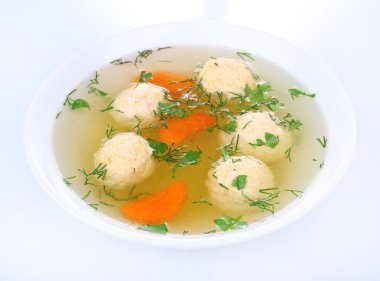 Kabın içinde köfte çorbası