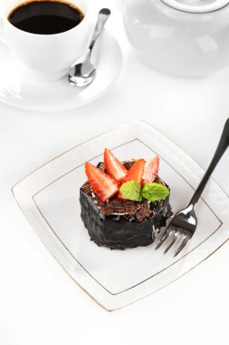 Lezzetli çikolatalı kek