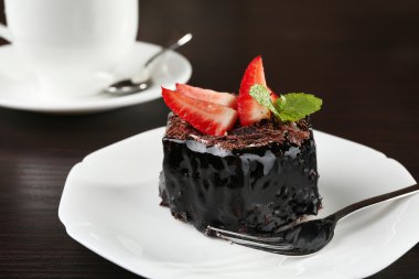 Lezzetli çikolatalı kek