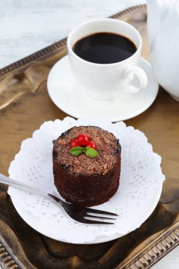 Lezzetli çikolatalı kek