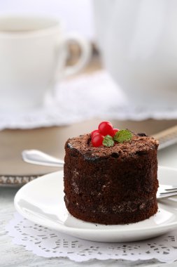 Lezzetli çikolatalı kek