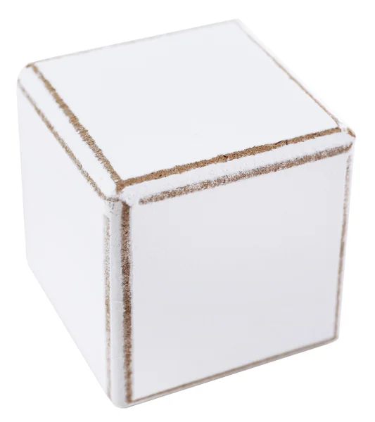 Cubo, aislado en blanco — Foto de Stock