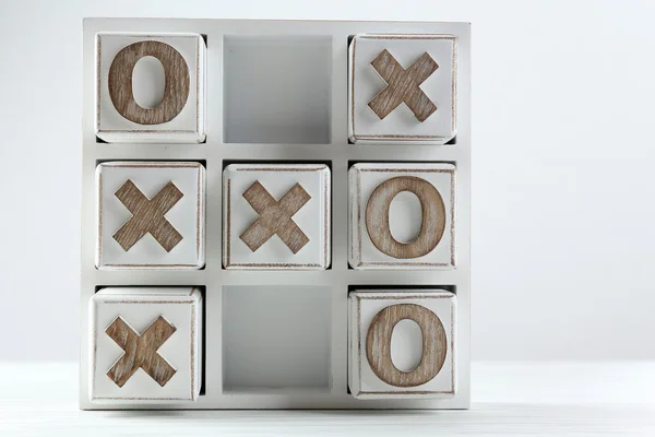 Spel van tic tac toe — Stockfoto