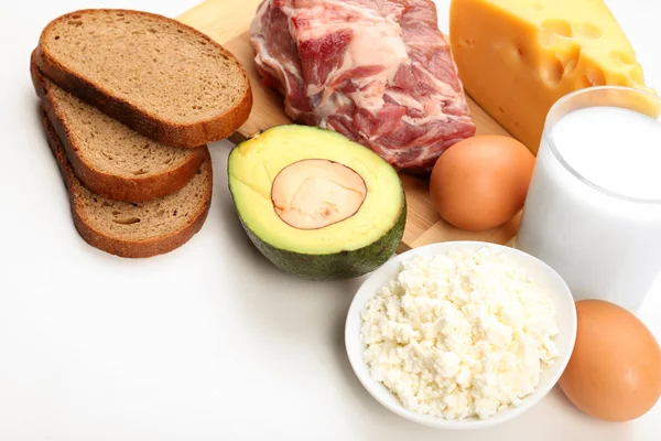 Alimentos ricos en proteínas — Foto de Stock