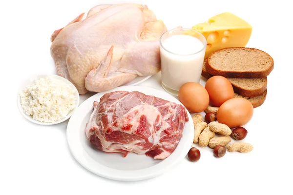 Τρόφιμα με υψηλή περιεκτικότητα σε πρωτεΐνη — Φωτογραφία Αρχείου