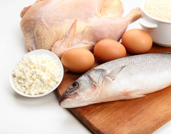 Fødevarer med højt proteinindhold - Stock-foto