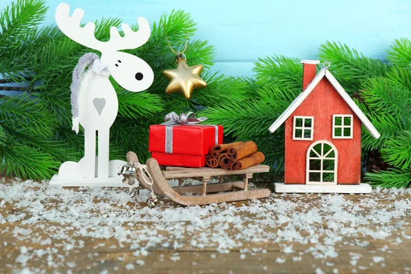 Composition of Christmas decorations — Stock Photo, Image