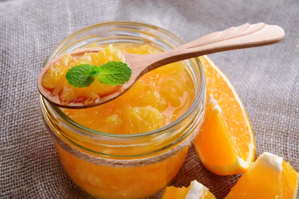 Leckere Orangenmarmelade — Stockfoto