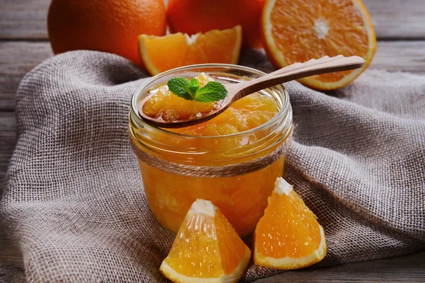 Delicious orange jam — Stock Photo, Image