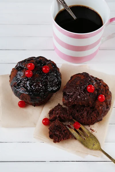 Lekkere chocolade cupcake — Stockfoto