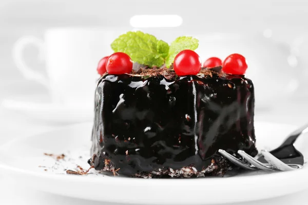 Delicioso cupcake de chocolate —  Fotos de Stock