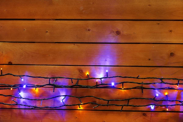 Різдвяні вогні garland — стокове фото