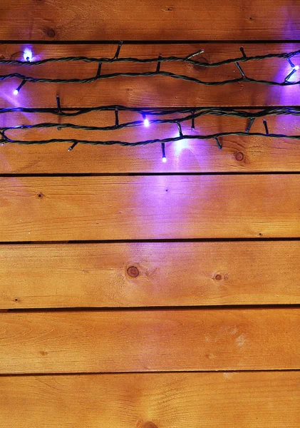 Christmas lights garland — Stock Photo, Image