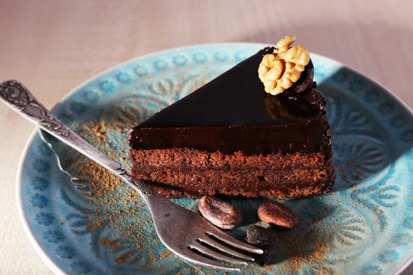 Delicious chocolate cake — Stock Photo, Image