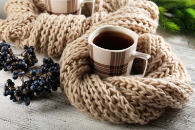 Masada bir fincan çay.