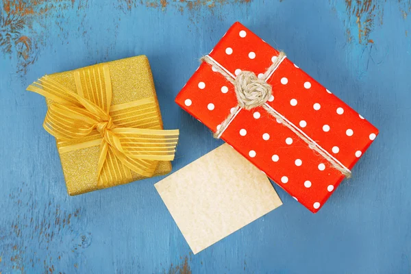 Confezioni regalo con carta — Foto Stock