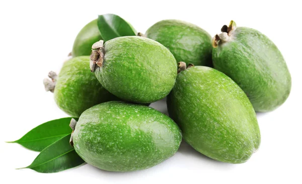 Feijoa isolated on white — Stock Photo, Image