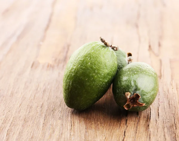 Feijoa on table close-up — Stock Photo, Image