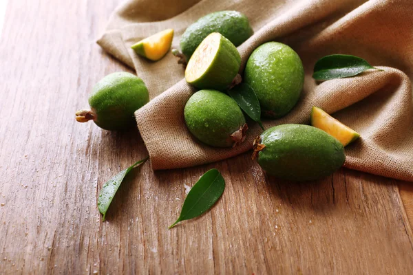 Feijoa na tabulka detail — Stock fotografie