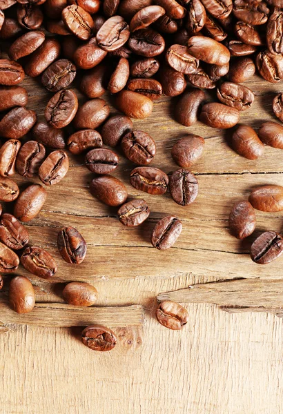 Kaffebönor, närbild — Stockfoto