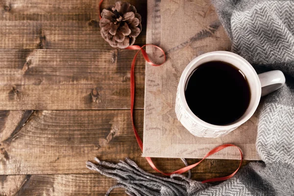 Cup of tea with book — Stock Photo, Image