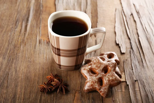 一杯茶和饼干 — 图库照片