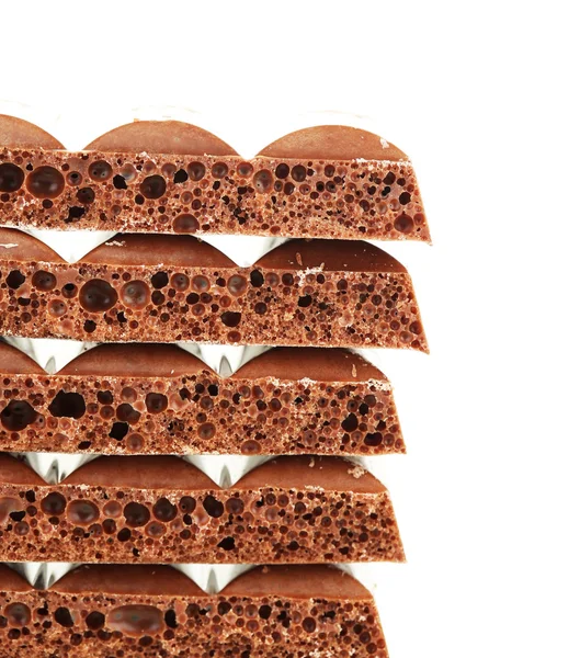 Smakelijke poreuze chocolade — Stockfoto