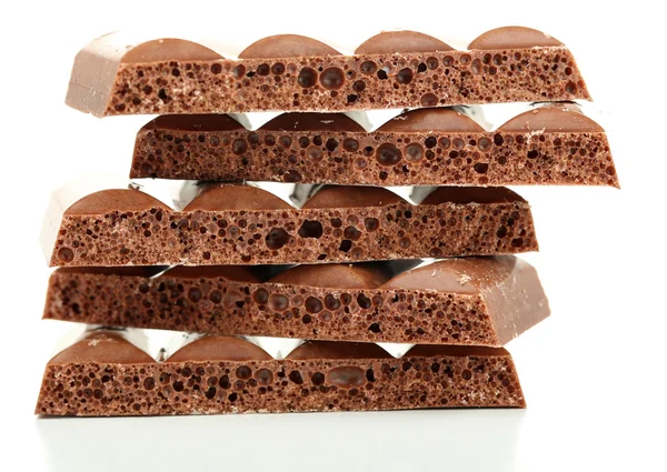 Вкусный пористый шоколад — стоковое фото