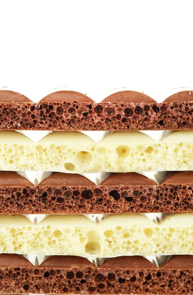 Välsmakande porösa choklad — Stockfoto