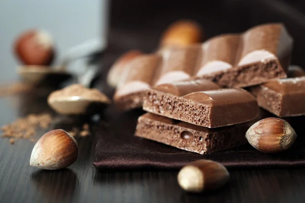 Savoureux chocolat poreux — Photo