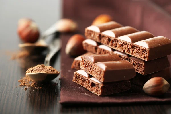 Tasty porous chocolate — Stock Photo, Image