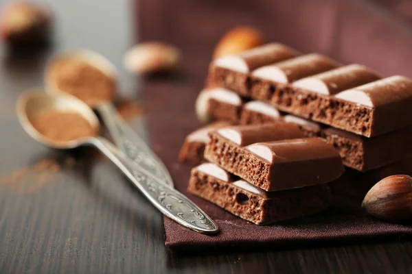 Tasty porous chocolate — Stock Photo, Image