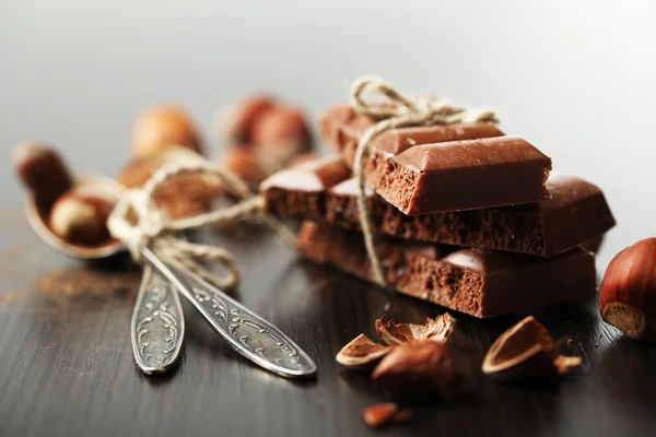 Tasty porous chocolate — Stock Photo, Image