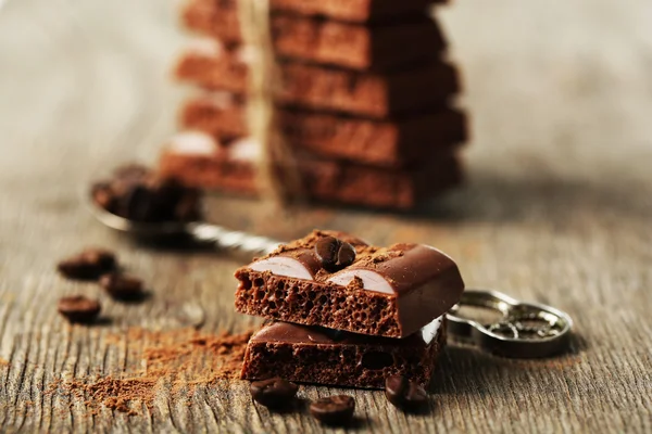 Savoureux chocolat poreux — Photo