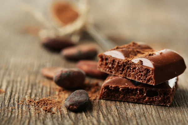 Tasty porous chocolate — Stock Photo, Image