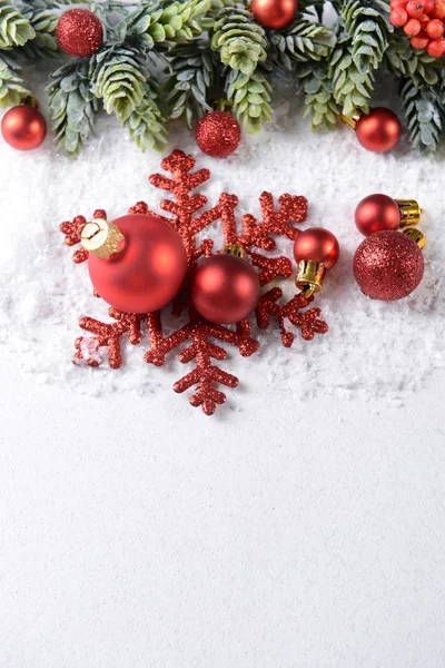 Composition de Noël avec boules — Photo