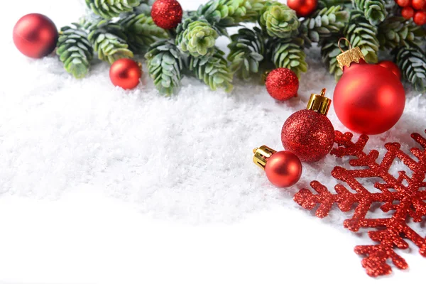 Composition de Noël avec boules — Photo