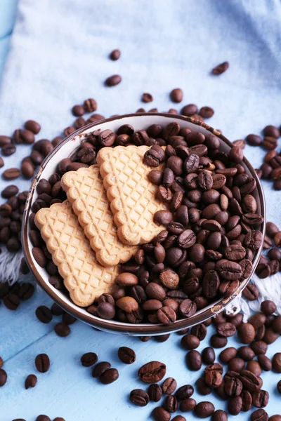 Cuenco de galletas de pan corto — Foto de Stock