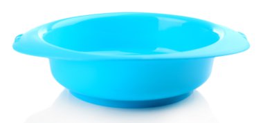 Bebek plaka üzerinde beyaz izole