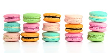 Yumuşak renkli macaroons