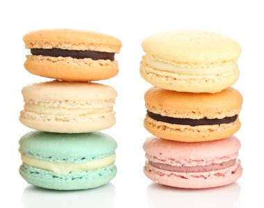 Yumuşak renkli macaroons