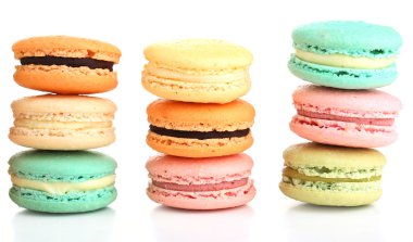 Yumuşak renkli macaroons