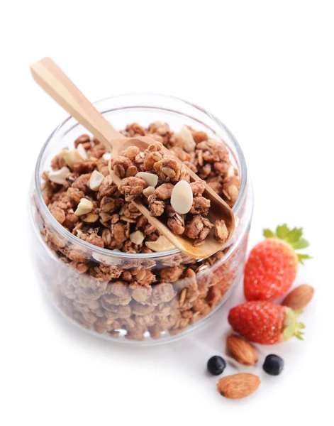 Tasty Granola for breakfast — Stock Photo, Image