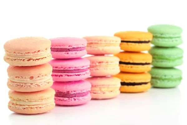 Delikatny kolorowy macaroons — Zdjęcie stockowe